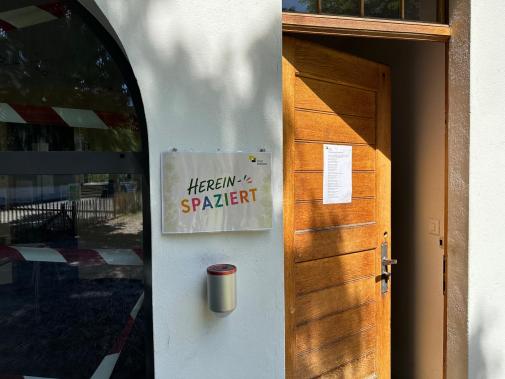 Hereinspaziert Villa Schnell Empfang