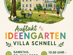 Auftakt Ideengarten Villa Schnell